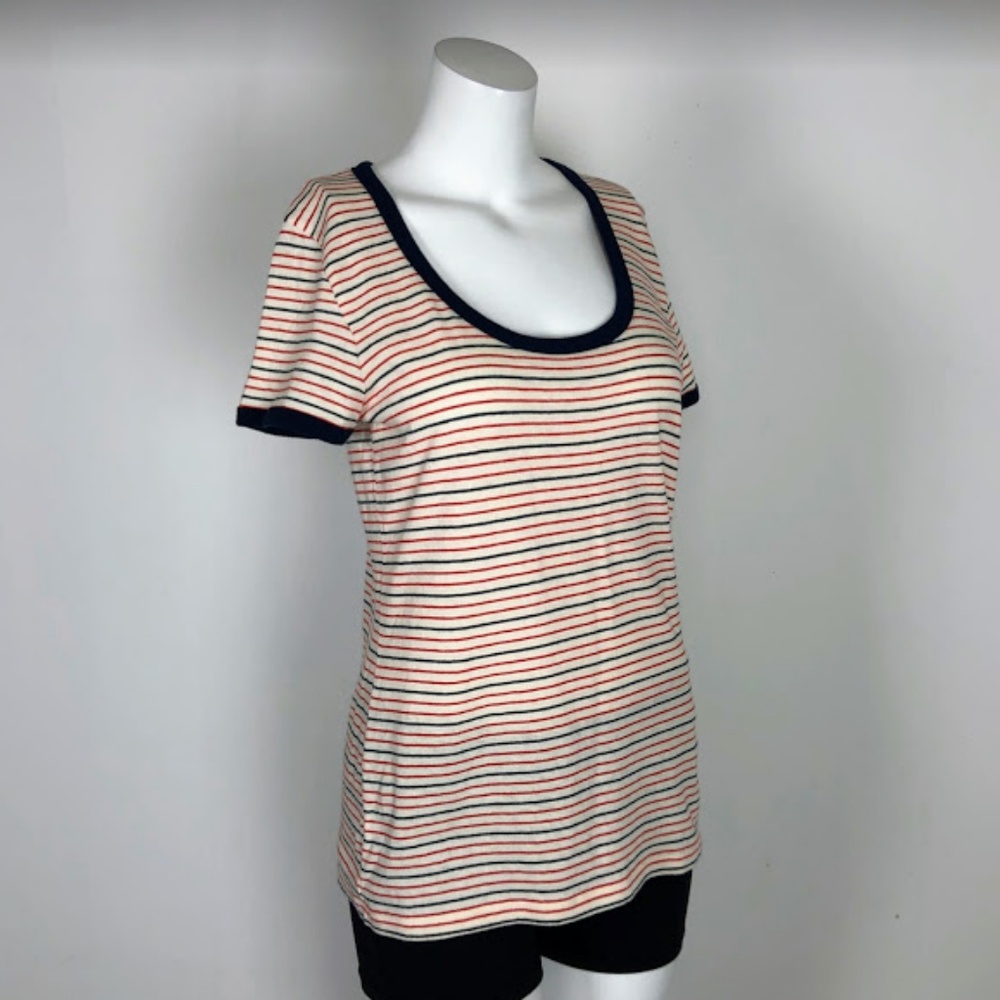 Madewell Retro Sacramento Stripe Recycled Ringer T - Picture 3 of 7